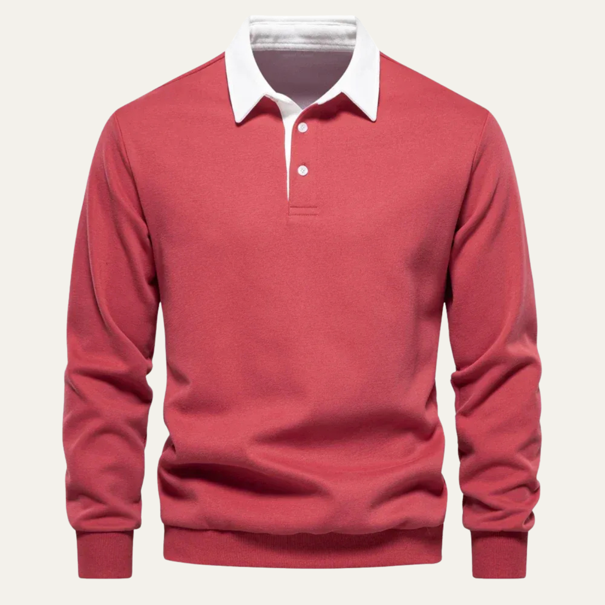 Stylish Men's Long Sleeve Polo Shirt