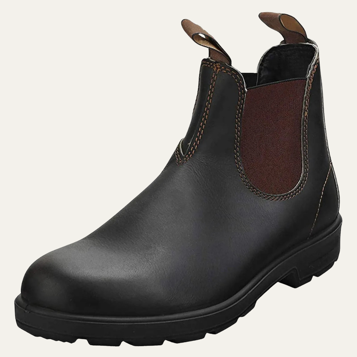 Luxury Mens Leather Ankle Boots Chelsea Style