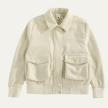 Rugged Men's Cotton Work Pocket Jacket