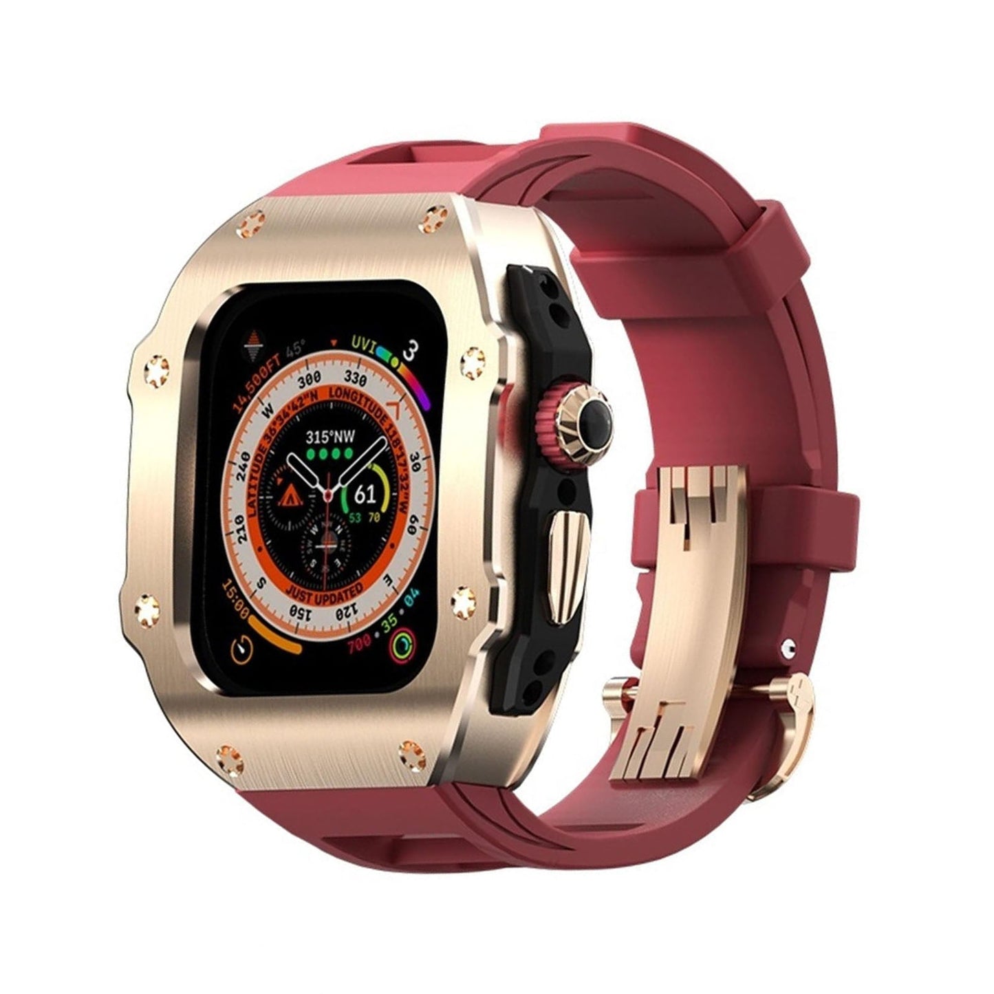 Tough Apple Watch Ultra Stainless Steel Bracelet Strap