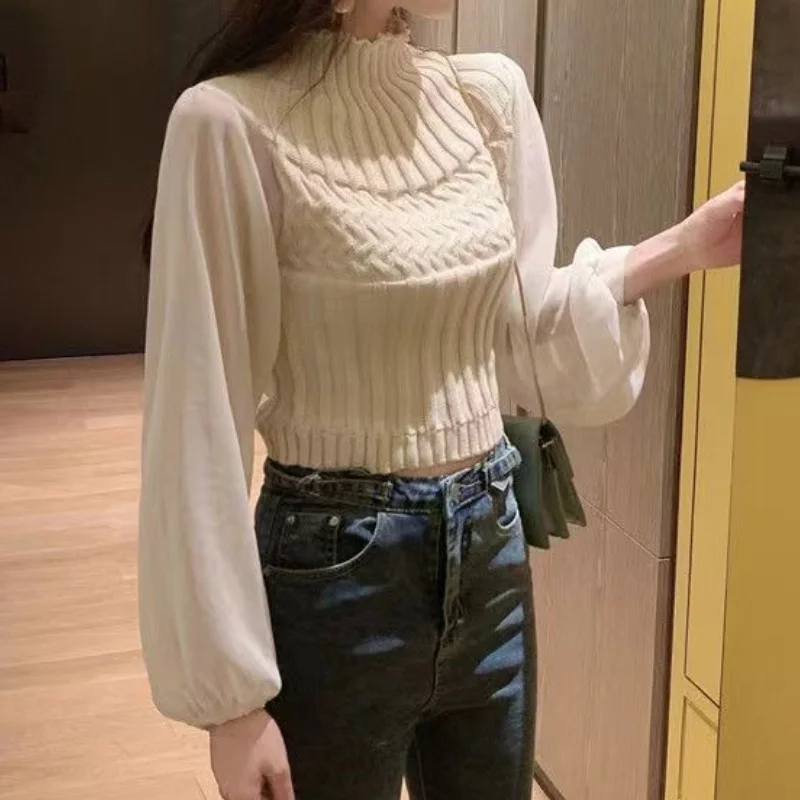 Cozy Ladies Sleeveless Turtleneck Sweater Vest - OutfitLondon