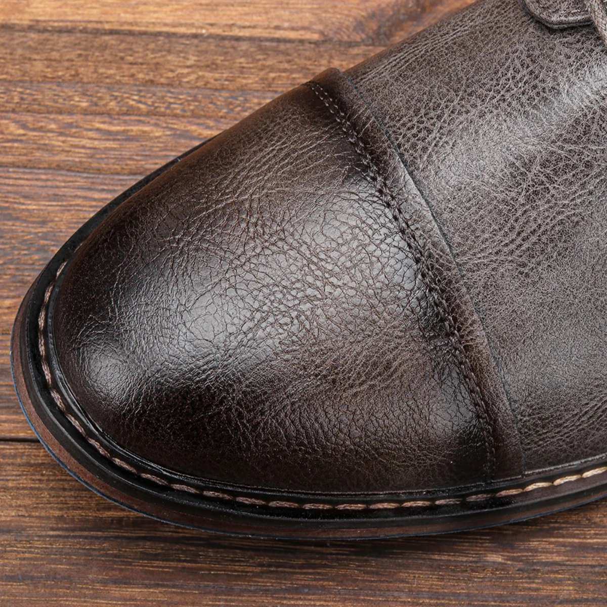 Classic Mens Vintage Leather Lace Up Shoes