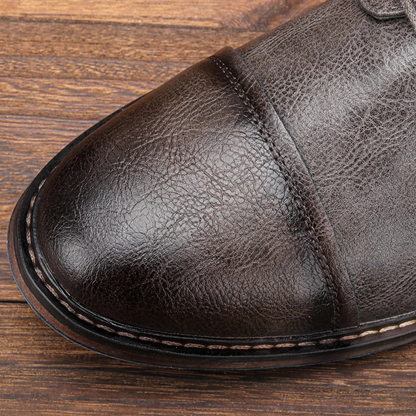 Classic Mens Vintage Leather Lace Up Shoes