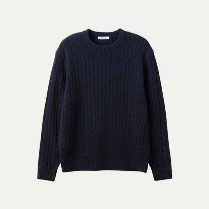 Classic Men's Knit Crew Neck Jumper Sweater