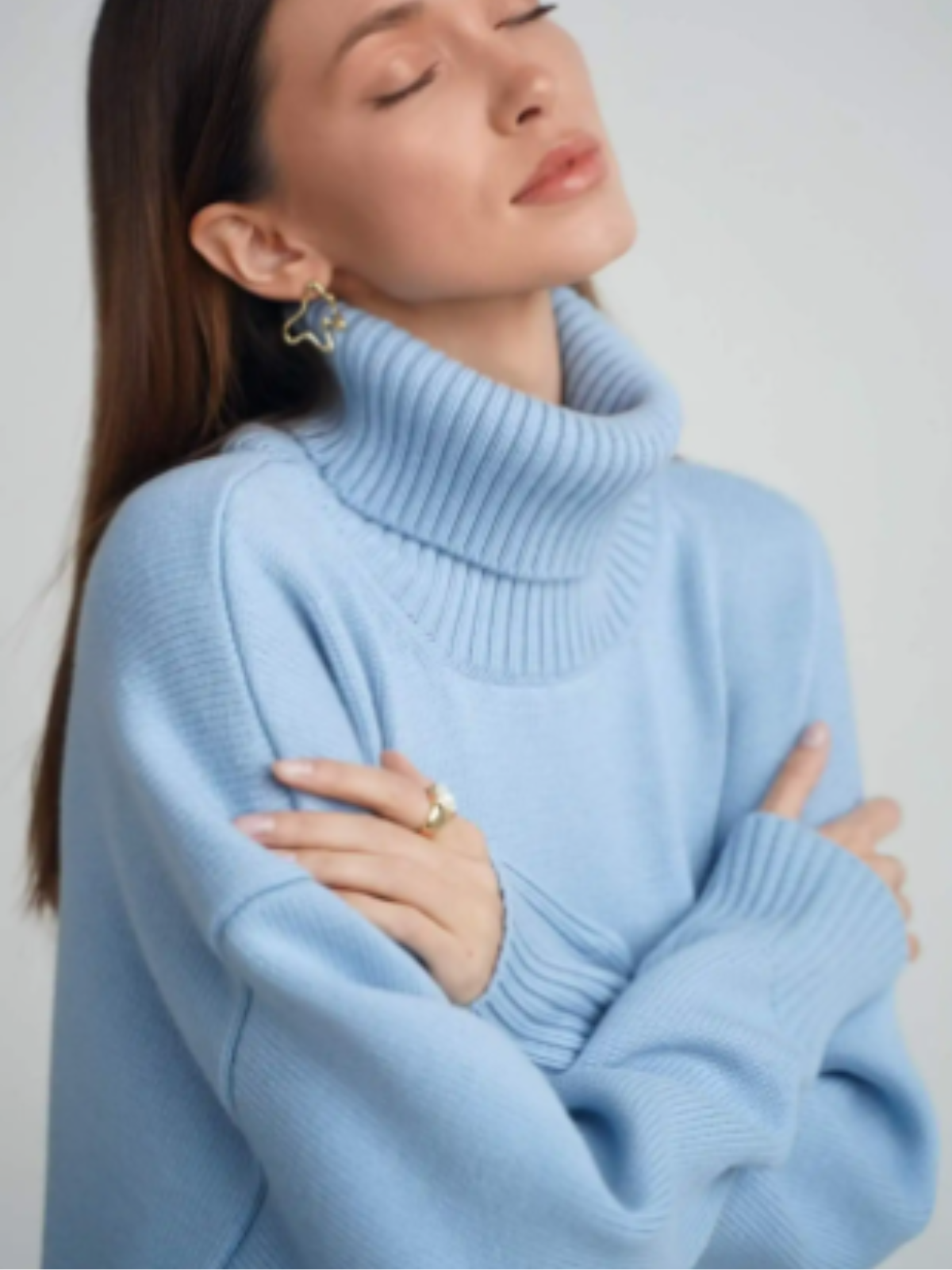 Soft Oversized Knitted Winter Sweater for Women - OutfitLondon