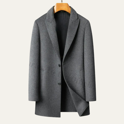 Timeless Double Breasted Wool Men's Coat