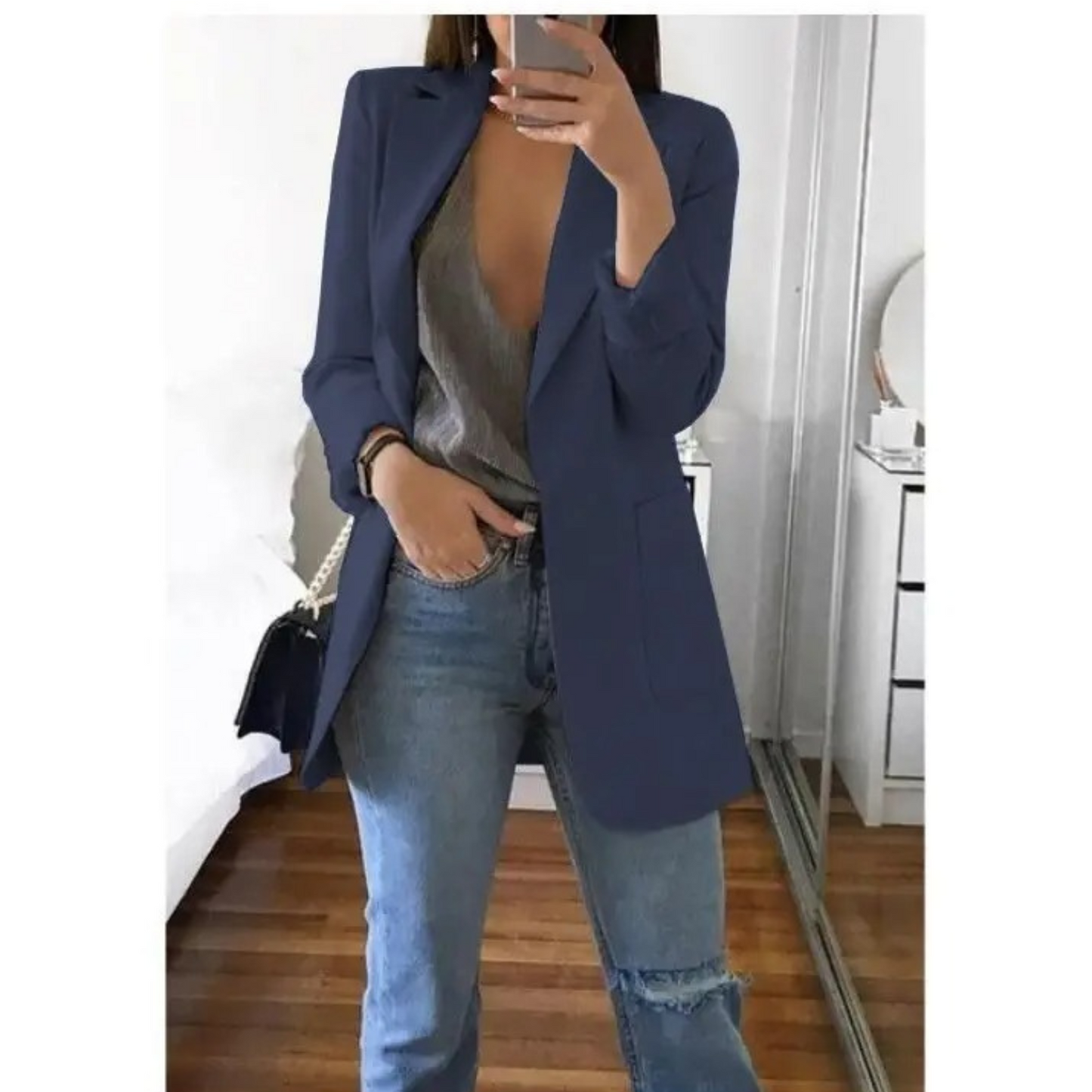 Classic Tan Women's Trench Blazer