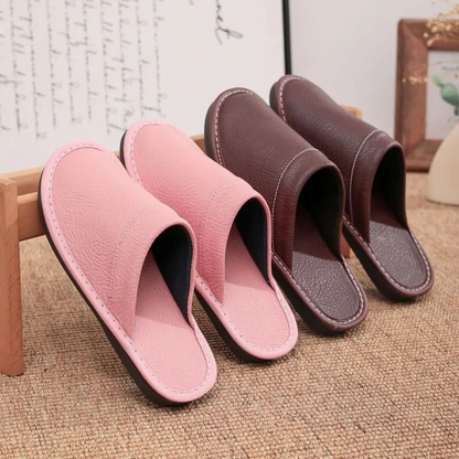 Comfortable Men's Leather Slippers
