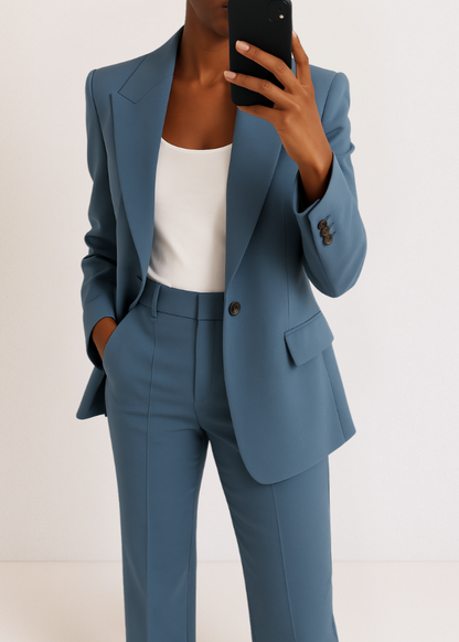 Chic Two Piece Ladies Business Suit