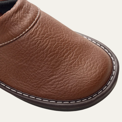Comfortable Men's Leather Slippers