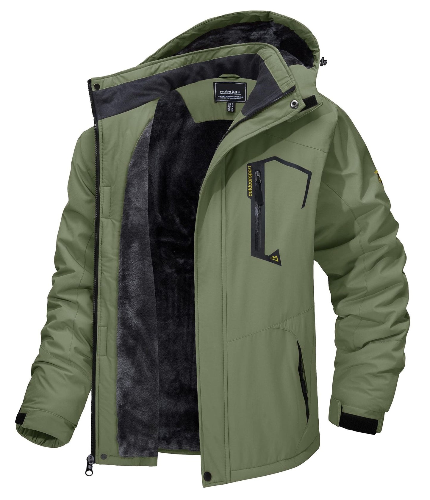 Breathable Mens Raincoat Jacket