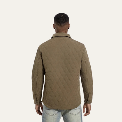 Comfortable Mens Quilted Lightweight Padded Jacket
