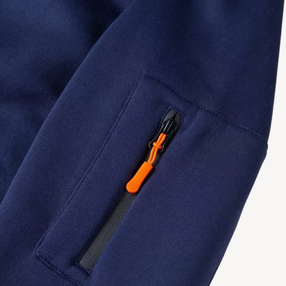 Comfortable Casual Zip Up Hooded Sweatshirt