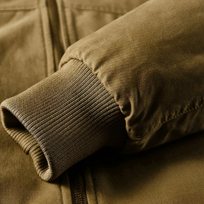 Warm Reversible Men's Fleece Bomber Jacket