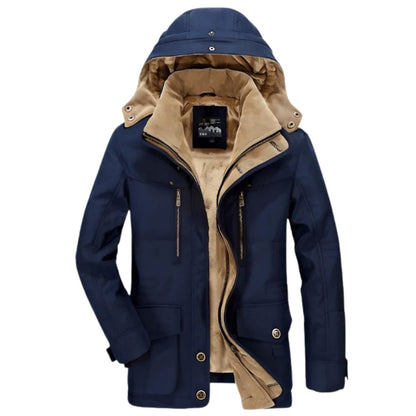 Warm Insulated Parka with Large Pockets