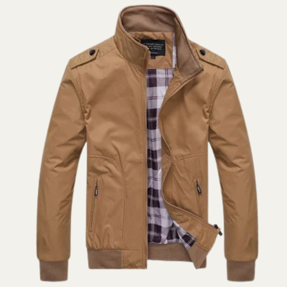 Slim Fit Men's Water Repellent Bomber Jacket