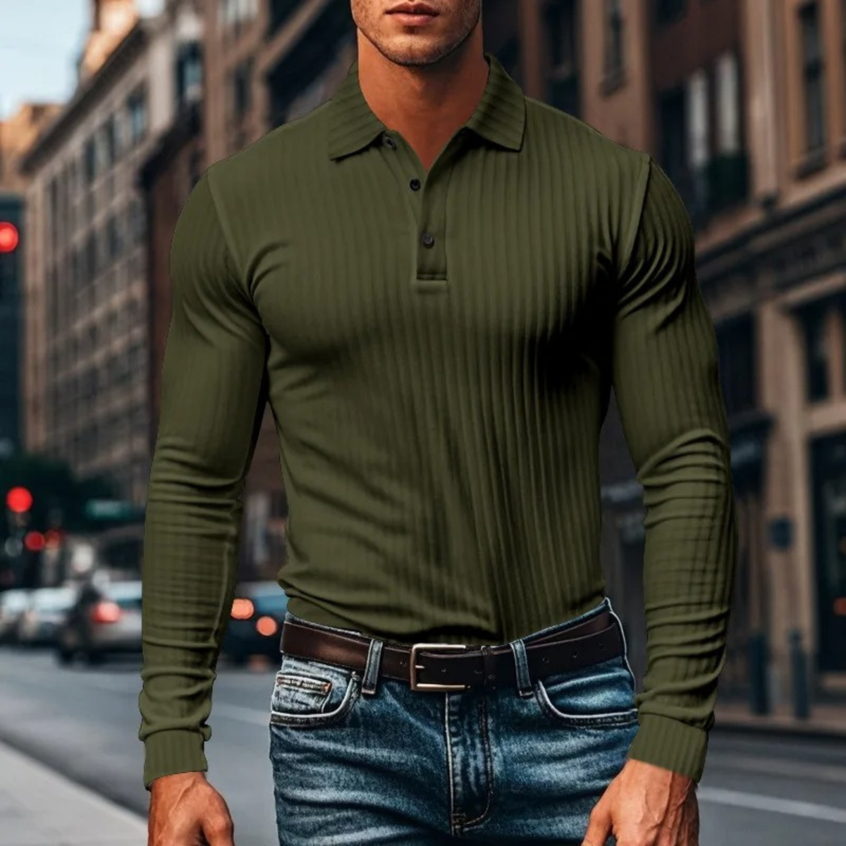 Relaxed Fit Men's Classic Polo Shirt