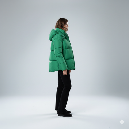 Warm Padded Parka Coat for Women