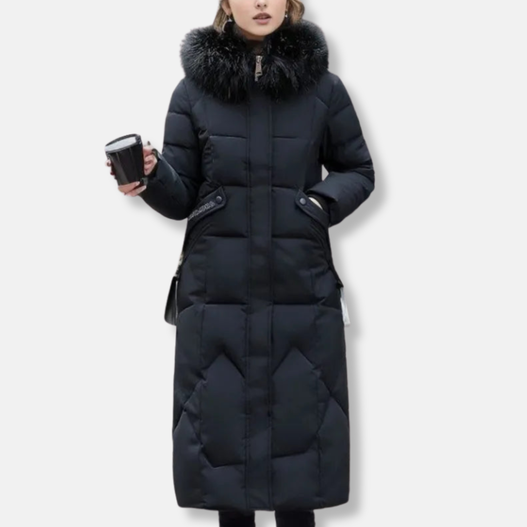 Warm Quilted Puffer Parka Coat