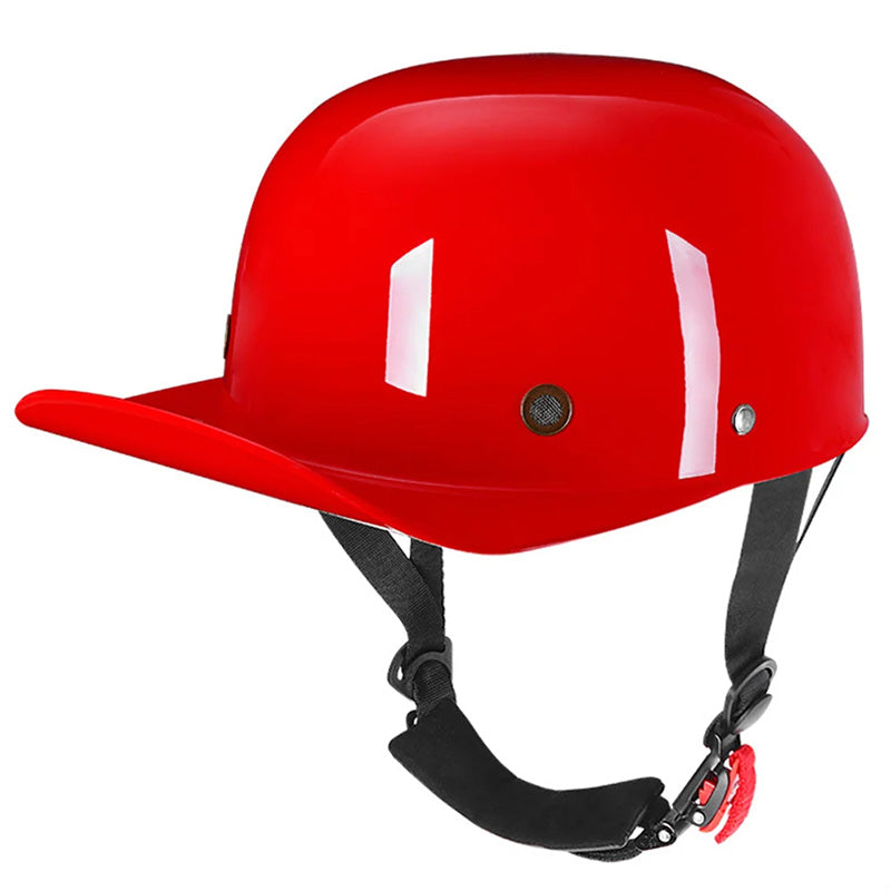 Vintage DOT Bike Half Face Helmet Cap Style
