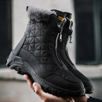 Insulated Men's Snow Boots - Waterproof and Durable