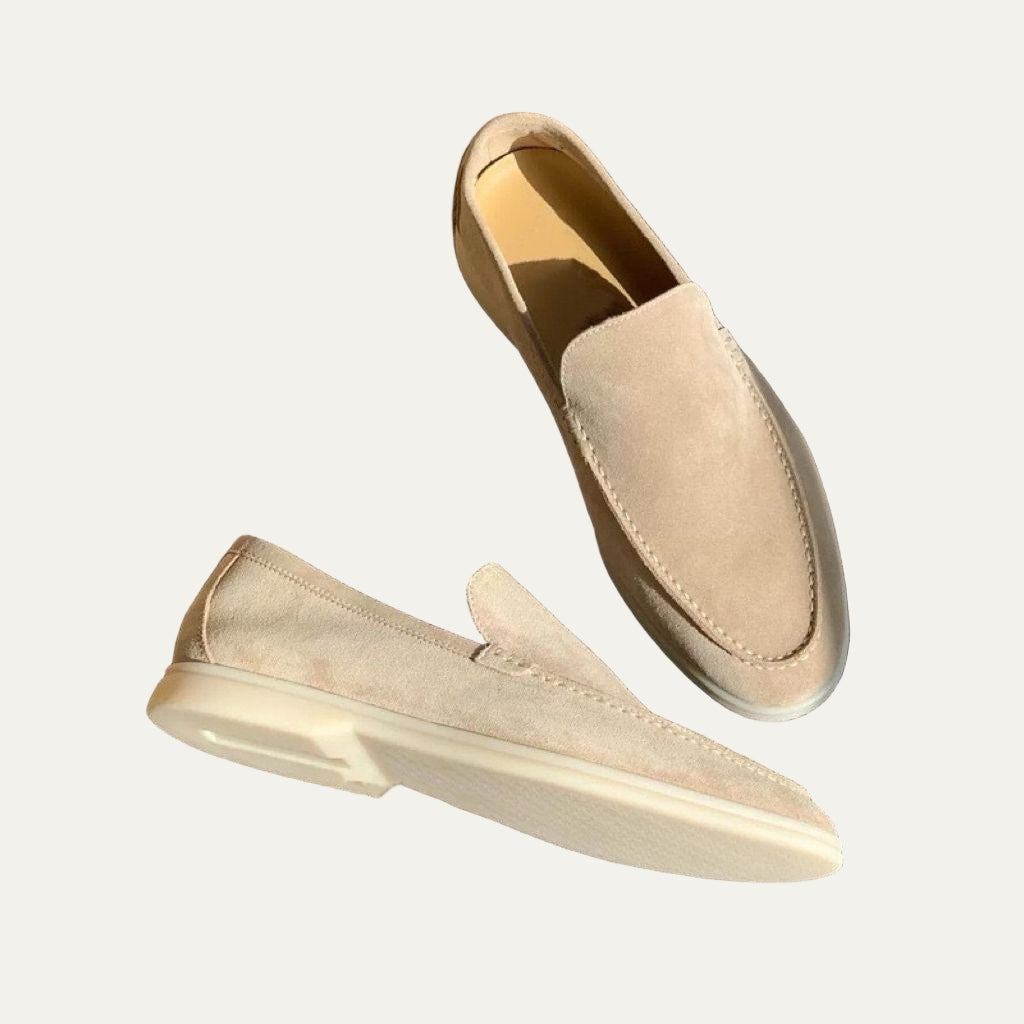 Men's Stylish Suede Slip On Shoes - OutfitLondon