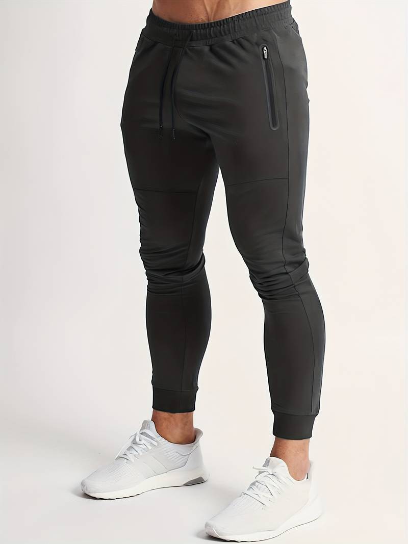 Men's Athletic Moisture-Wicking Workout Pants