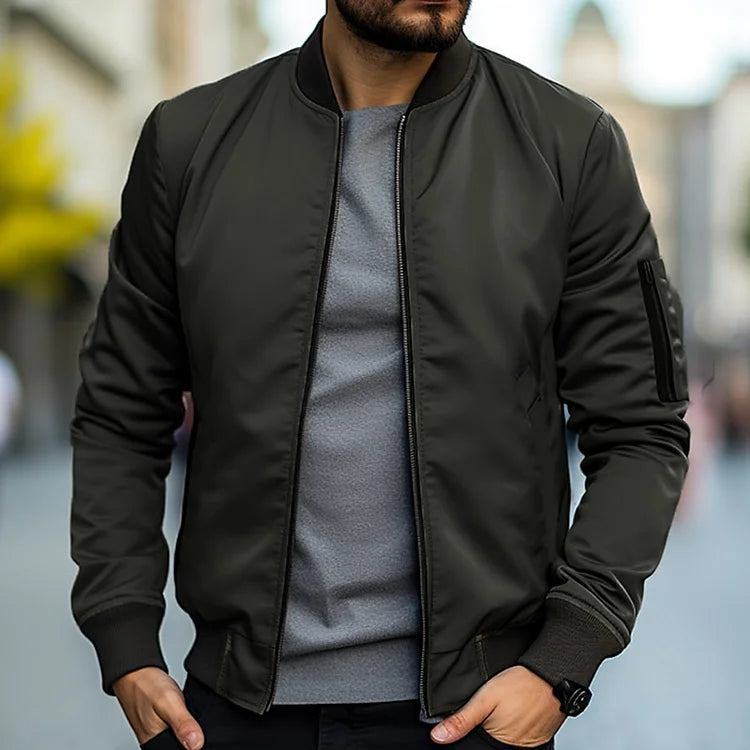 Men's Classic Flight Bomber Jacket