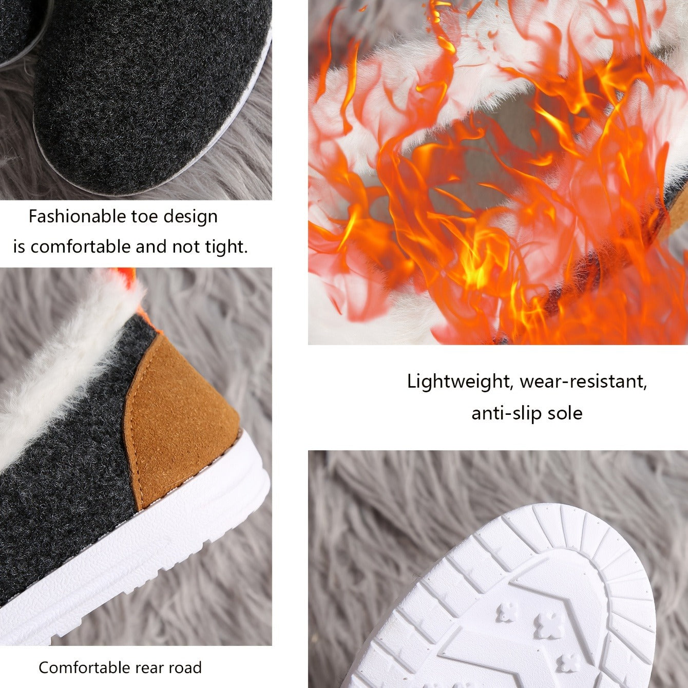 Warm Fuzzy Women's Slip On Loafers