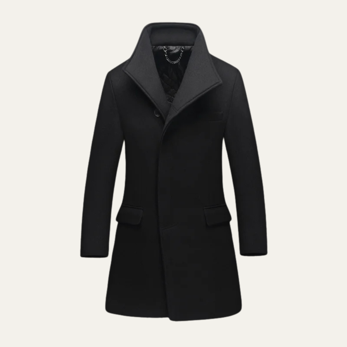 Classic Men's Stylish Single Breasted Coat