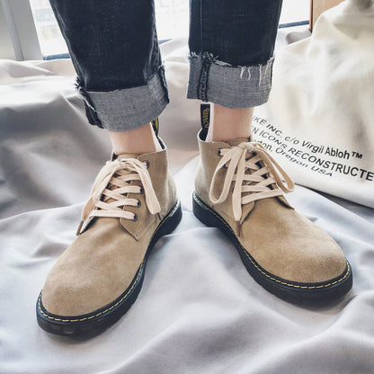 Men's Classic Leather Lace-Up Boots