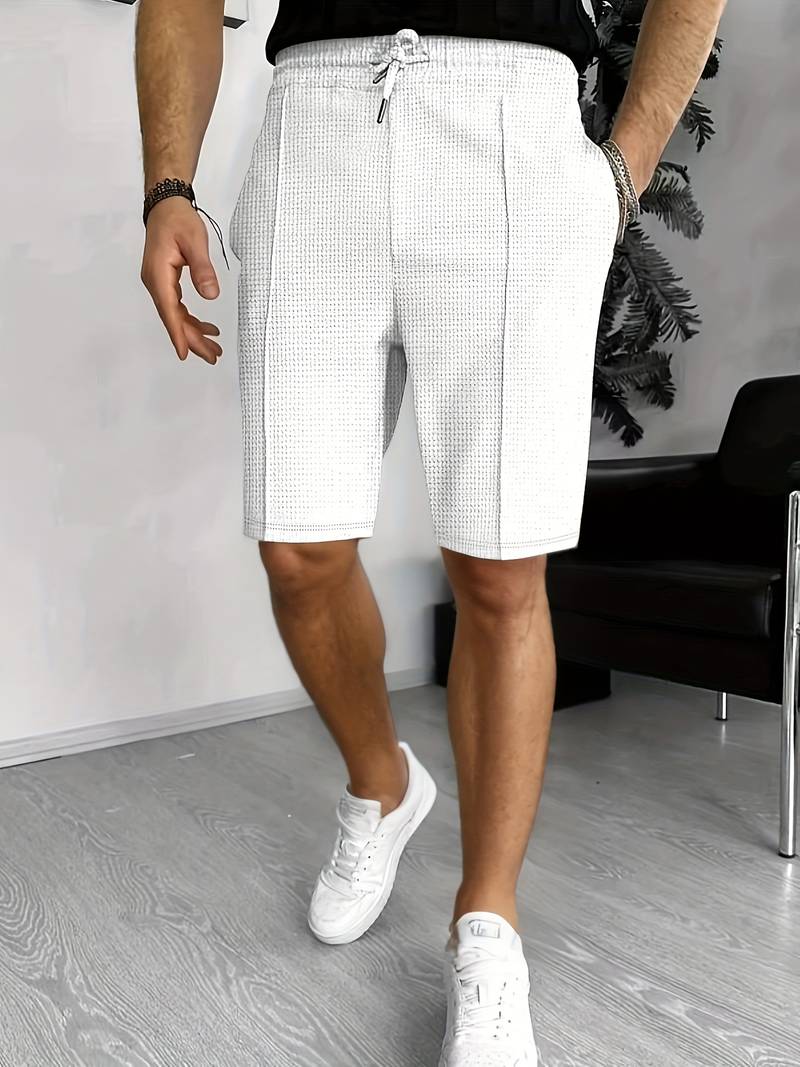 Men's Breathable Athletic Waffle Shorts