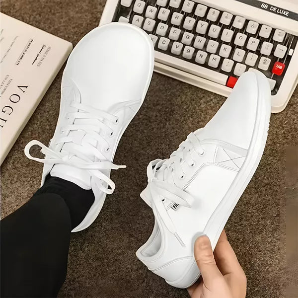 Zero Drop Leather Shoes Barefoot Sneakers