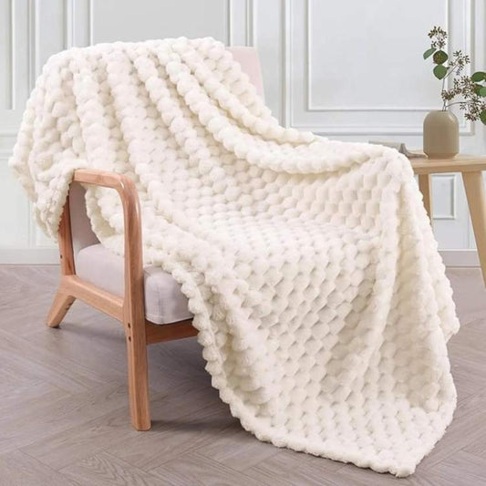 Plush Soft Fuzzy Throw Blanket - OutfitLondon