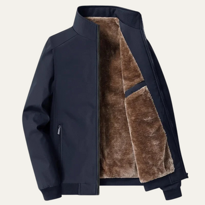 Warm Waterproof Men's Winter Fleece Jacket Coat