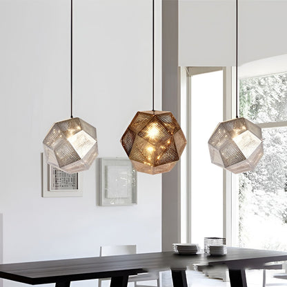 Contemporary Circular Chrome Pendant Lighting Fixtures - OutfitLondon