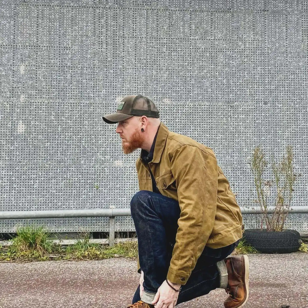 Classic Mens Vintage Canvas Ranch Jacket