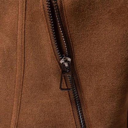 Luxurious Brown Leather Jacket
