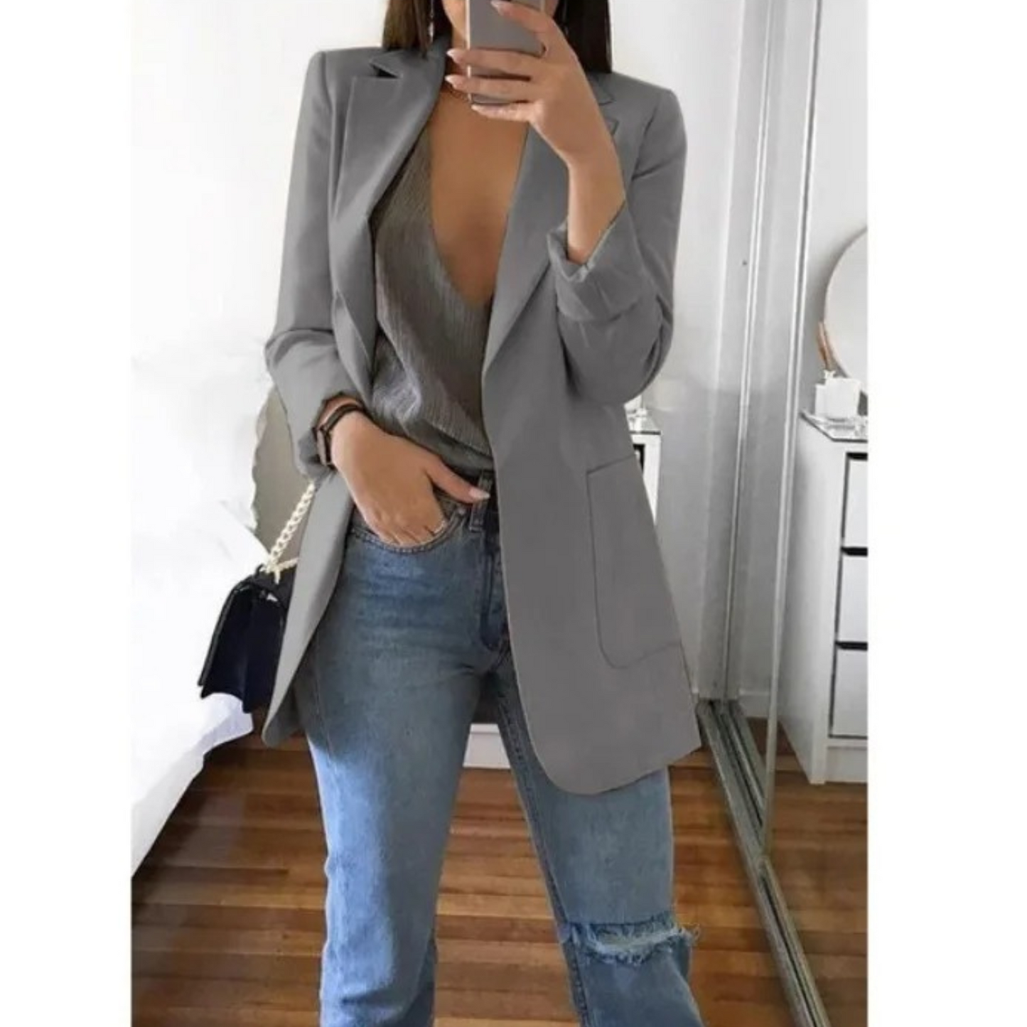 Classic Tan Women's Trench Blazer