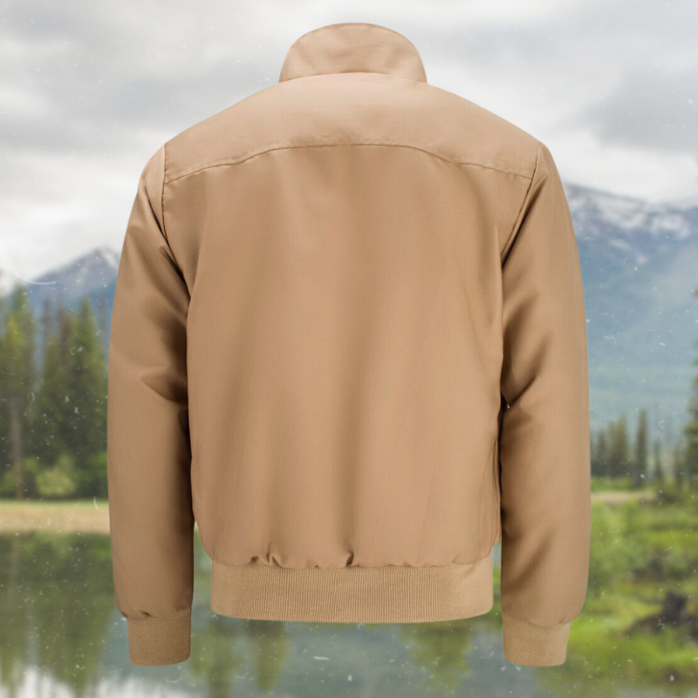 Men's Vintage Zip Up Bomber Jacket