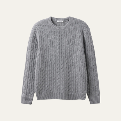 Classic Men's Knit Crew Neck Jumper Sweater