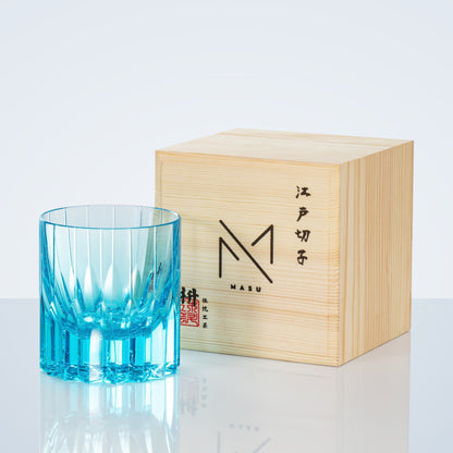 Luxury Crystal Whiskey Glasses Set with Wooden Box