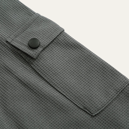Relaxed Fit Men's Waffle Knit Casual Shirt