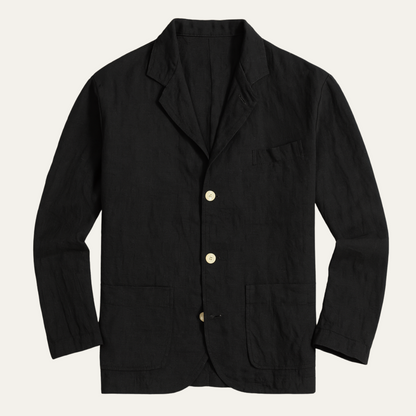 Slim Fit Men's Summer Linen Blazer Jacket - OutfitLondon