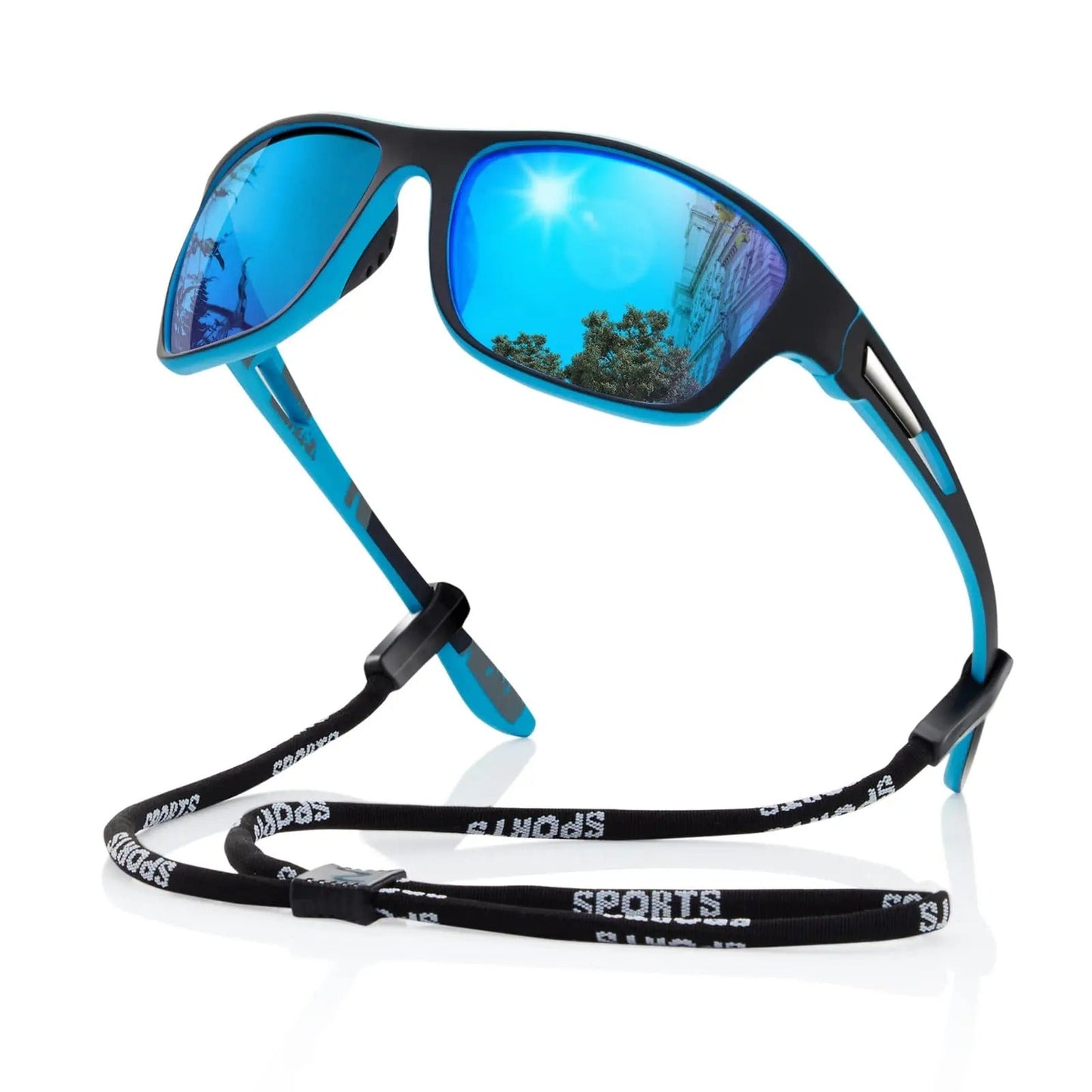 Trendy Sports Sunglasses with UV Protection - Ultra Lightweight