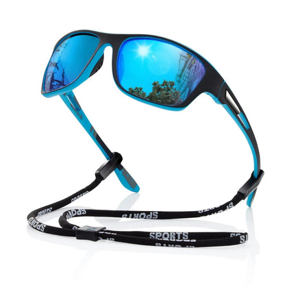 Trendy Sports Sunglasses with UV Protection - Ultra Lightweight
