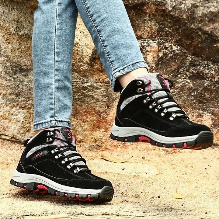 Orthopedic Women Comfortable  Warm Lace Up Hiking Snow Boots
