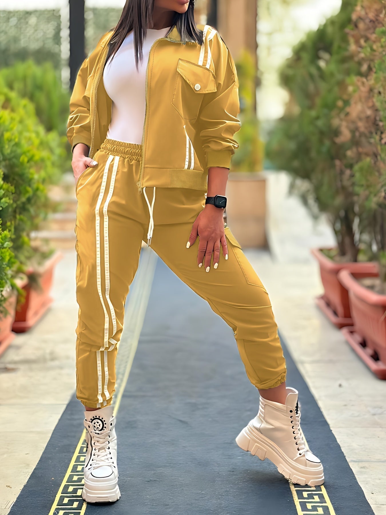 Soft Women's Casual Cotton Jogger Suit