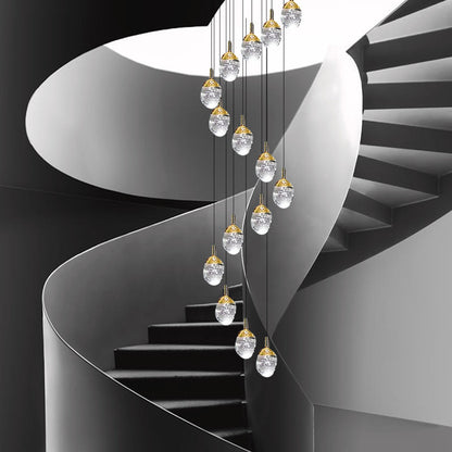 Luxurious Glass Drop Pendant Light - OutfitLondon