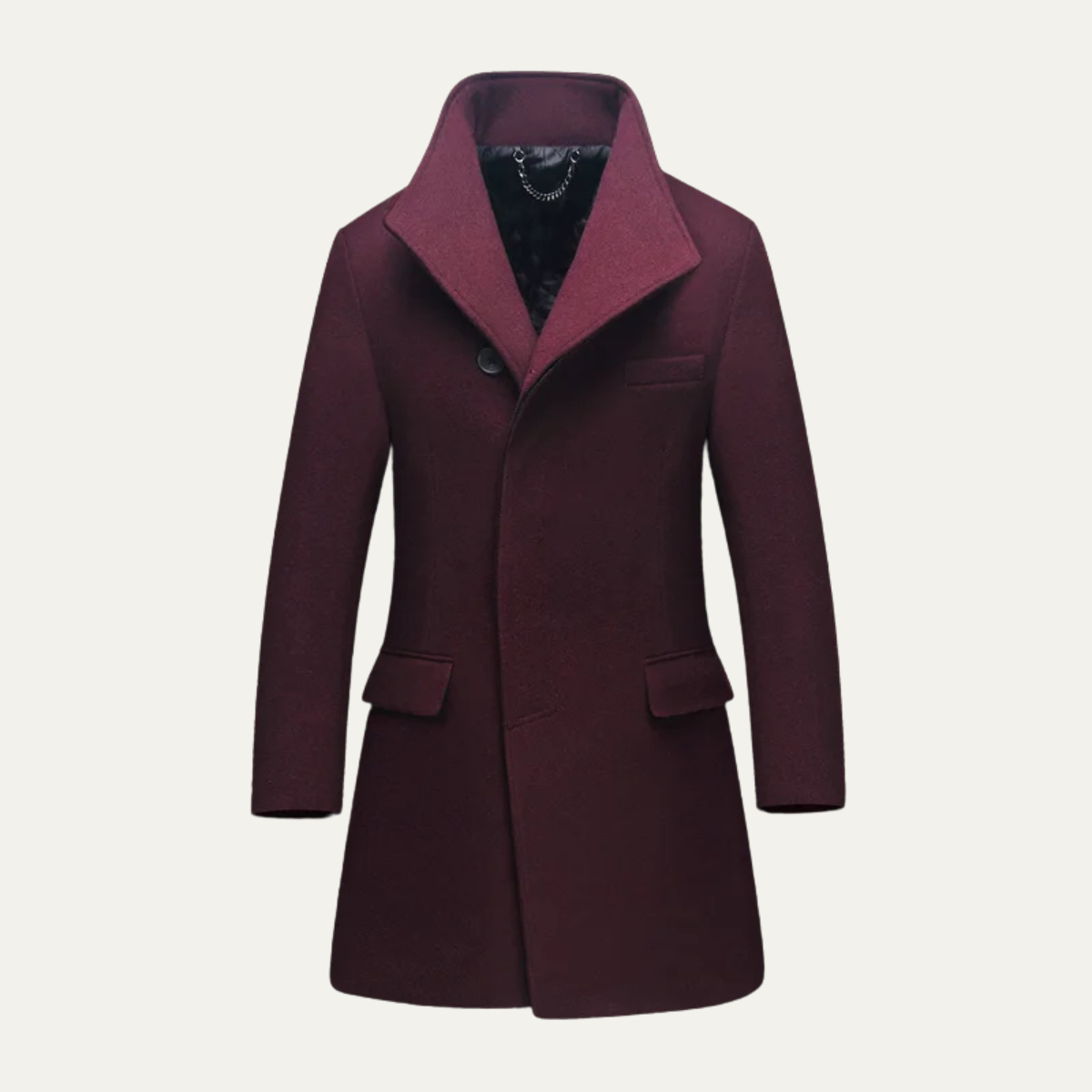 Classic Men's Stylish Single Breasted Coat